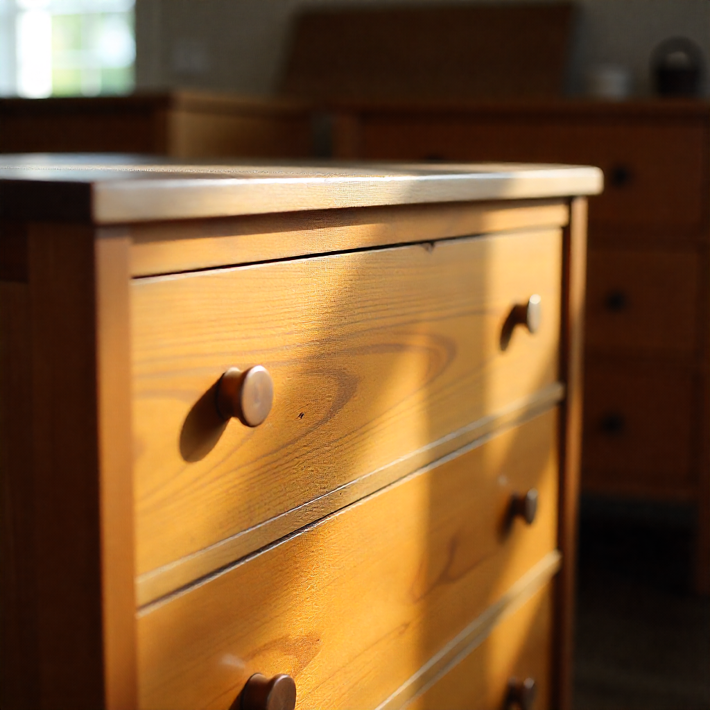 Slutlig inspektion av en handgjord möbel